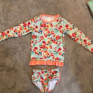 Ruffle Butts Kids SPF 50 Swim Suit